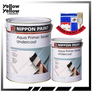 [FREE PAINT SET] Nippon Paint Aqua Primer Sealer Undercoat White