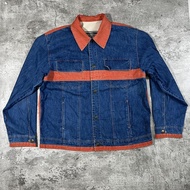 CP.COMPANY vintage work jacket made of jeans x nylon used