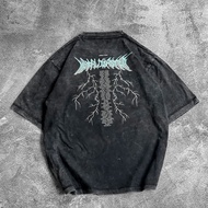 [Import Fennel] Oversize T-shirt With METAL Motif