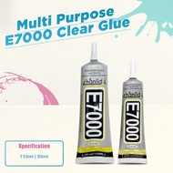 Transparent Super Glue E7000 for Fabric, Plush Toy, Crafts DIY Tools Fast-dry Adhesive 50ml