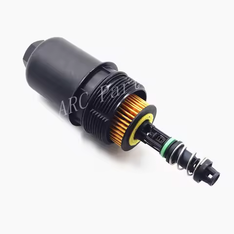 Oil Filter Housing Cap & Piece & Oil Cartridge Filter For VW Passat B8 Tiguan Golf MK7 Jetta GTI A4