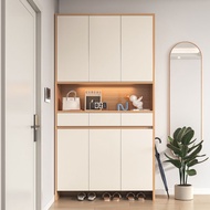 The large shoe cabinet enters the foyer cabinet，Solid wood shoe cabinet，High shoe cabinet