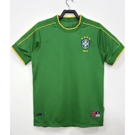 High-quality 1998 Brazil World Cup green retro jersey
