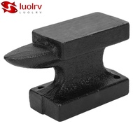 LUOLRV Horn Anvil, Forged Portable Bench Block, High Hardness Iron Stable Mini Forged Iron Anvil Jew