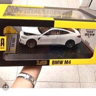 CCA DIECAST M4 WHITE 1:23bmw