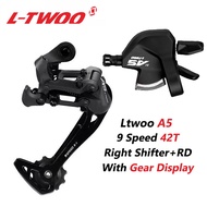 LTWOO A5 9 Speed 42T Rear Derailleur+Right Shifter for MTB mountain bike Parts LTWOO A5 RD Shifter