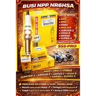 PRICE 10PCS - ORIGINAL NPP NR6HSA SPARK PLUG | MIO, MIO J FINO MIO M3 JUPITER Z VEGA GRAND, SUPRA X 