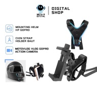 ORIGINAL Mounting Helm Chin Mount GoPro Yi Kogan Action Cam Helmet