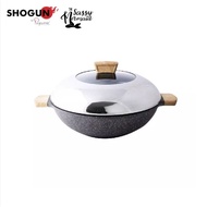 Ready Stock La gourmet Shogun 36cm Granite Plus Wok
