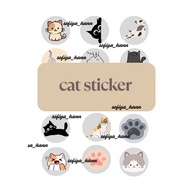 cat sticker/self print/cute/cat
