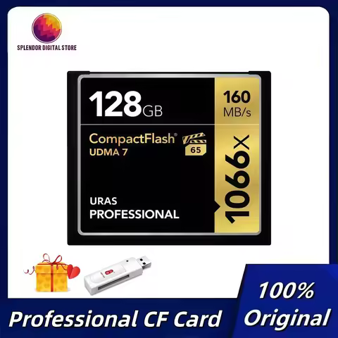 High Speed Professional CF Card 32GB 64GB 128GB 256GB Memory Card Compact Flash Cards Compactflash 1
