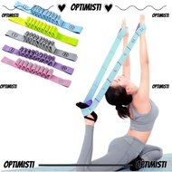 OPTIMISTI8E Yoga Stretching Belt, Digital Resistance Band Fitness Tension Belt, Multi Segment Yoga P