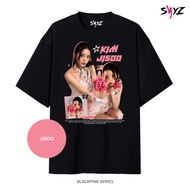 ..(A206) [ READY ] Kaos Rose Jisoo Jennie Lisa - Pallete ver - baju outfit konser blackpink ootd