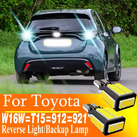 2pcs W16W T15 921 Led Canbus Reverse Light Bulb Backup Lamp For Toyota Yaris Vitz Urban Land FJ Crui
