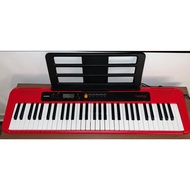 Casio Casiotone CT-S200 61-Key Portable Digital Keyboard - Red W/ Included Pedal