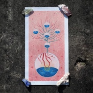 VI. 觸 Touch。黑泉神諭卡 藝術複製畫