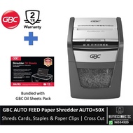 GBC AUTO+50X Auto Feed Paper Shredder | ShredMaster 50X |  FREE GBC Oil Sheets Pack | 2 Years Warran