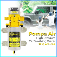 COD Shell Pompa Air High Pressure Car Washing Water Diaphragm Pump D 1 / pompa air elektrik 12 volt