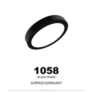 1058 12W/18W/25W ROUND LED SURFACE DOWNLIGHT (BLACK / WHITE) - Lightroom Gallery