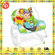 Fisher Price Infant to Toddler Baby Bouncer Baby Rocker Swing Chair Green Jungle 0-18 kg Original