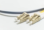 FCD - 200M OM4 LC LC Fiber Patch Cable | Indoor/Outdoor 100Gb Duplex 50/125 LC to LC Multimode Jumpe