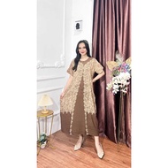 Kirania Daster/Latest Motif Daster/Trending Dress Serian Rayon Material, Cool and Smooth/Afwan Colle