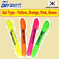 Amos Twist GEL DRY Highlighter Yellow, Green, Pink, Orange (INK-JET Safe) Made in Korea Gel Highligh