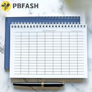 PBFASH Spiral Bound Notebook, Sturdy Cover Universal Line Pages Financial Record Book, Attendance Bo