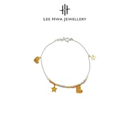 Lee Hwa Jewellery Rosetto Stars &amp; Heart Bracelet