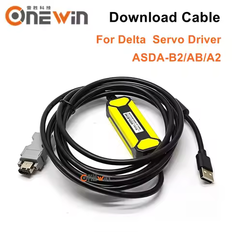 Applicable For Delta ASDA-B2/AB/A2 Servo Driver Communication Programming Cable Download Cable USB-A