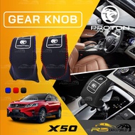 [𝐆𝐞𝐚𝐫 𝐊𝐧𝐨𝐛 𝐂𝐨𝐯𝐞𝐫] PROTON X50 RC 100% Original Fit Leather Shift Accessories Accessori Bodykit Akseso