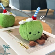 Aruba Coconut Plush Toy Cute Stuffed Doll Soft Gift for Girls Bag Charm Keychain Home Decor Stuffed 