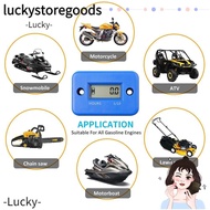 LUCKYSTOREGOODS Engine Hour Meter, LCD Screen Digital Display Inductive Hour Meter, Easy Installatio