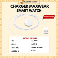 Maxwear U3 / U25 / U25 PRO / ULTRA 3 / X MINI / GTR II / WATCH 9 PRO Wireless Charger Charging Cable