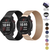 Milanese Stainless Steel Band Strap For Garmin Forerunner 165 645 245 music 55 158 70 170 Vivoactive