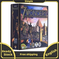 7 Wonders Board Game English Version Game Party Duel Wonders