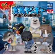 New Genuine TOMY Japanese Capsule Toys Animal College Group Bad Youth Arctic South College Decoratio