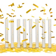 BATTIFE Confetti Wands, 7.8inch Confetti Shoot Poppers, Tissue Paper Flick Flutter Sticks for Weddin