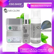 MS Glow Acne Original BPOM Kemasan Terbaru FRee Pouch / Cream Ms Glow Paket Jerawat / Krim Jerawat