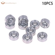 thewoodfameing 10pcs 683ZZ 3*7*3 Mm Miniature Bearing Chrome Steel 683 ZZ 2Z 683Z Inner Bore 3mm Sma
