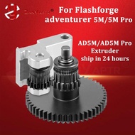 For Flashforge Adventurer 5M 5M Pro Upgrade Extruder Kit Gear Hardened Steel AD5M Parts Dual Drive 3