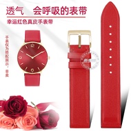 Female Genuine Cowhide Watch Strap Suitable for Coach PERRY 14503867Seagull Frank Muller 18mm Etc Wide
