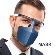 Anti Fog Saliva Droplets Face Mask Unisex Hygienic Reusable Plastic Mask Health Care Mouth Cover Shi