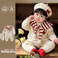 ️ [Cloud Feeling · Baby Shop] 1-3 Years Old 66-90cm (Including Shawl) nebeans Street Wear Korean Ver