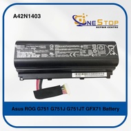 ASUS A42N1403 A42LM93 FOR ROG G751 G751J G751JM G751JT G751JL GFX71 GFX71M 15V 88WH 4400MAH 8CELLS B