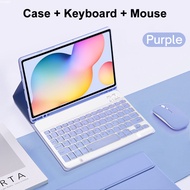 Bluetooth Keyboard Case for Samsung Galaxy Tab S6 Lite 10.4 Inch 2024/2022/2020 with S Pen Holder Co