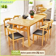 W-ART Meja Wood Dining Table 8 Seat tabletop countertop diy working table study table Coffee Table 餐