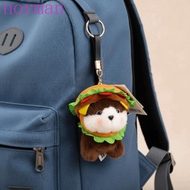 NORMAN Burger Animal Plushie, Ultra-Soft PP Cotton Short Plush Fabric Kawaii Foodie Key Chain, Compa