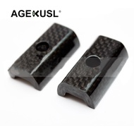 AGEKUSL Bike Hinge Clamp Plate C Plates Carbon Hinge Clamp Use For Brompton 3Sixty United Trifold Folding Bicycle
