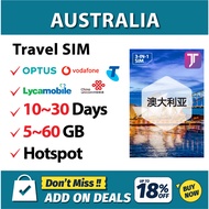 J Travel 【 Australia 】【 Newzealand 】Australia Travel Prepaid SIM Card 澳大利亚 新西兰上网卡 Australia Simkad